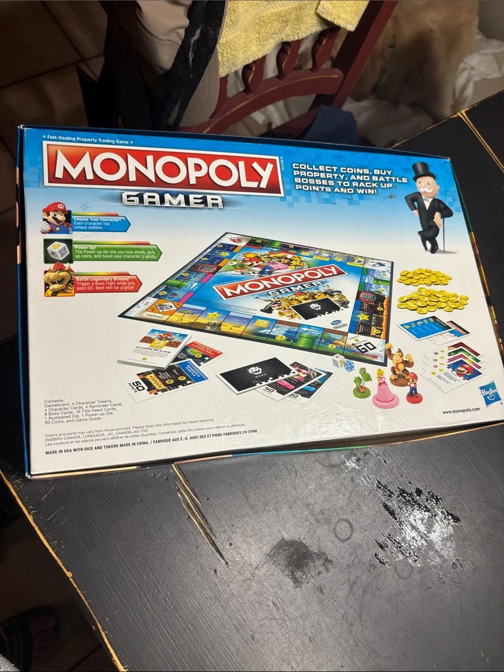 Hasbro Monopoly Gamer Board Game - Blue, White, Red
